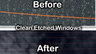 HOW TO REMOVE WATER STAINS FROM WINDOWS [upl. by Anitsuga635]