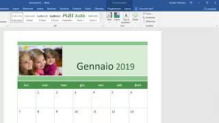 Come creare un calendario con Word [upl. by Neirod]