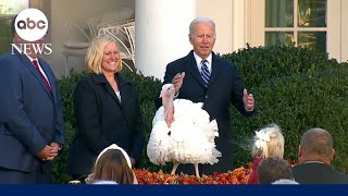 Presidential turkey pardons through the years from Abraham Lincoln to Joe Biden [upl. by Ayn]