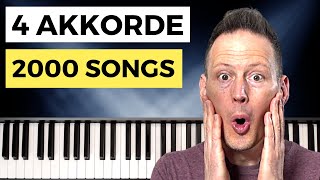 Mit 4 einfachen Akkorden tausende Songs spielen [upl. by Leonhard]