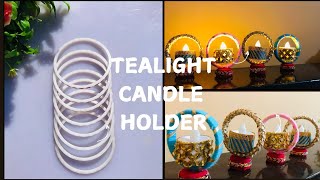 Old Bangles Reuse ideas For Diwali Decorationll Diya Stand Ideas ll Old bangles craft youtubeshorts [upl. by Grizel]