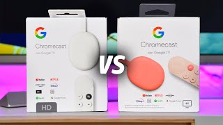 Chromecast Google TV HD vs Chromecast 4K ¡DIFERENCIAS [upl. by Buddie]