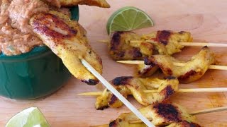 Brochetas de Pollo Tailandes  The Frugal Chef [upl. by Anitram864]