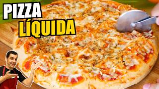 🍕¡Pizza LÍQUIDA en 5 MINUTOS 🥄SIN AMASAR solo con una cuchara La Receta más Rápida para Sorprender [upl. by Gaultiero881]