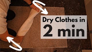 How to Dry Clothes FAST Quick Method That Actually Works [upl. by Bick]