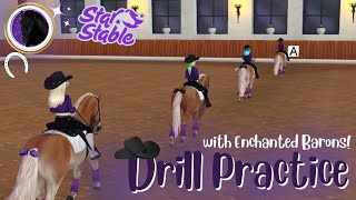 Drill Practice with Enchanted Barons in Star Stable [upl. by Ortensia]