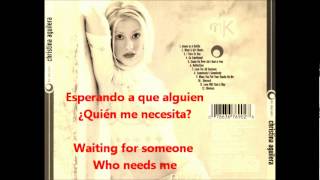 Christina Aguilera genie in a bottle lyrics sub español [upl. by Eillo507]