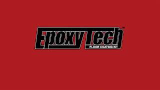 EPOXYTECH KIT®  DIY How to Epoxy Concrete Floor [upl. by Smiga]