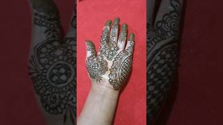 Simple front hand mehendi designEasyshortvideo SharmaMehndiDesigner186Rajmehandidesigner [upl. by Raskind]