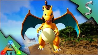 CHARIZARD IN ARK BLASTOISE AND IVYSAUR BATTLE BREEDING POKEMON ARKMON MOD  Ark Survival Evolved [upl. by Elsilrac847]