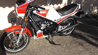 Yamaha RDLC 350  1983  31K YPVS sound  cold start [upl. by Nollad]