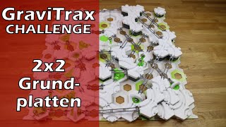 GraviTrax Challenge mit 🏗️ Bauanleitung 2 ✖️ 2 Felder und maximal 3 Höhensteine  coogelbahnde [upl. by Sset]