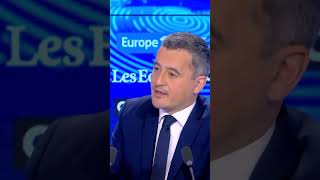 Gérald Darmanin attaque Marine Le Pen  quotElle ne sait pas dire un mot pour protéger nos gendarmesquot [upl. by Aneehc]