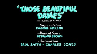 Those Beautiful Dames 1934  Intro and Outro  67seconds clip HD 1080p [upl. by Kelby]