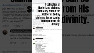 A collection of Nestorians claiming that Mary wasn’t the Mother of God by separating Jesus from God [upl. by Aissej480]