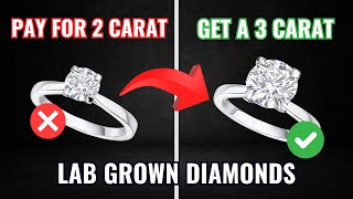 Get a 3 Carat For The Price of a 2 Carat LAB GROWN DIAMOND [upl. by Akeryt628]