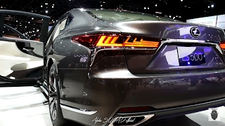 2018 Lexus LS 500  Chicago Auto Show [upl. by Eimar]