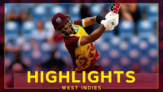 Flying Start With The Bat  Highlights  West Indies v England  5th T20I [upl. by Mann]