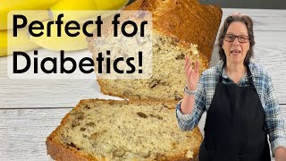 Sugar Free Banana Bread Recipe  Made with Stevia [upl. by Nett]