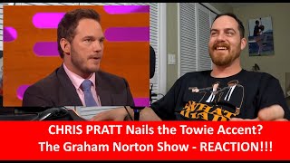 American Reacts CHRIS PRATT Absolutely Nails TOWIE Accent  The Graham Norton Show REACTION [upl. by Lardner]