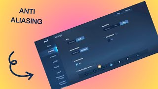 How to turn on and off anti aliasing in Honor of King [upl. by Athalee975]