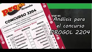 Progol 2204  Análisis completo [upl. by Evetta683]