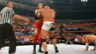 Goldberg and Booker T vs Chris Jericho and Cristian [upl. by Wilmette796]