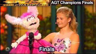 Darci Lynne Italian Opera “O Mio Babbino Caro” AMAZING  Americas Got Talent Champions Finals AGT [upl. by Nasaj]