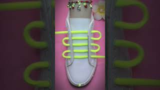 How to stylish tie shoe laces  Tie your shoes  Shoelacing styles shoes shoelaces shoelacing [upl. by Nitaf]