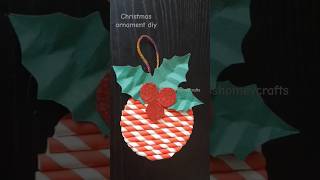 Christmas ornament diy crafts for kids youtubeshorts shorts craft diy [upl. by Boorman]