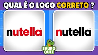 🛡️ QUAL O LOGO CORRETO  Apenas 1 vão acertar todos adivinheologo quiz [upl. by Ydarb36]