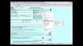 Comment remplir le formulaire T2125 dans le logiciel dimpôt ProFile [upl. by Car220]