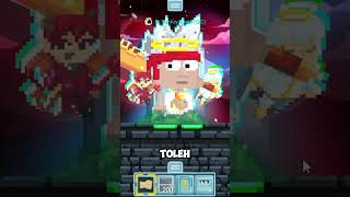 Expresi Mata Tolah Toleh growtopia shorts [upl. by Blainey]