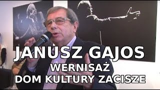 Janusz Gajos wernisaż  DK Zacisze  Targówek [upl. by Benedix]