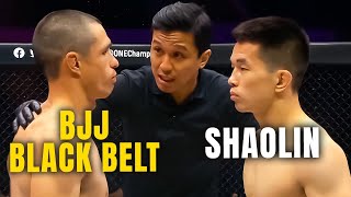 When A BJJ Black Belt amp A Shaolin Monk Meet In MMA 😱 [upl. by Muir]