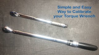 Test and Adjust Calibrate A Torque Wrench [upl. by Anyad747]