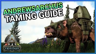 ★ ARK FJORDUR ★ Andrewsarchus Taming Guide  Best Way  Doctendo 4KUHD [upl. by Carolle435]