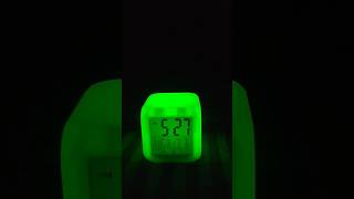 Colour Change Digital Alarm Clock Review  digitalclock alarmclock youtubeshorts trending [upl. by Birkett]