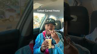 wendys frosty caramel salted [upl. by Pierrette62]