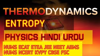 Entropy  Entropy amp Thermodynamics  Physics Hindi Urdu  NUMS ETEA AKU NEET AIIMS JEE NCERT CBSE [upl. by Ferdinand]