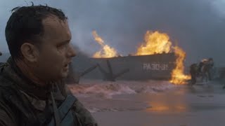 Saving Private Ryan  Omaha Beach Scene SABATON  Panzerkampf Official Lyric Video [upl. by Uriisa]