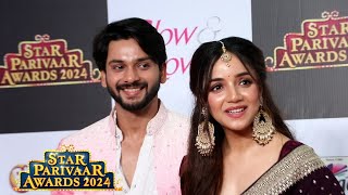 Advocate Anjali Awasthi  Shritama Mishra And Ankit Raizada At Star Parivaar Awards 2024 Red Carpet [upl. by Rue]