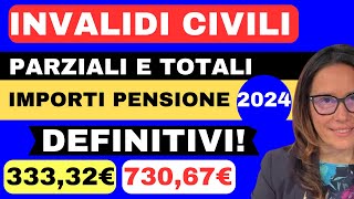 ✅IMPORTI PENSIONE INVALIDITÀ CIVILE 2024 ➜ LA GUIDA COMPLETA [upl. by Leodora258]