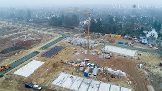 Rundflug über die Baustelle quotGartenstadt Werderseequot [upl. by Ilowell]