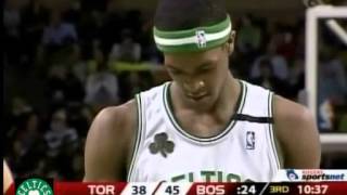 Rookie Rajon Rondo Highlights vs Toronto Raptors 20062007  16 points 6 free throws in last minute [upl. by Llenaj200]