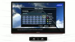 How to Connect a Samsung TV to a Wired or Wireless Network [upl. by Aenert]