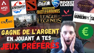 🤑 GAGNE de lARGENT en JOUANT à VALORANT FORNITE LoL APEX COD WARZONE R6 CSGO BUFF APP [upl. by Eslud327]