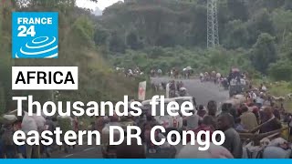 Thousands flee eastern DR Congo to Rwanda amid violence • FRANCE 24 English [upl. by Buffum558]