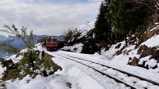 Kalka Shimla Toy Train in Snow  Shimla Snowfall  Part  1  05Feb2021 [upl. by Christan184]