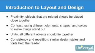 Lesson 1 Introduction to Microsoft Publisher 2016  MS Publisher 2016 Course  Universal Class [upl. by Katy]